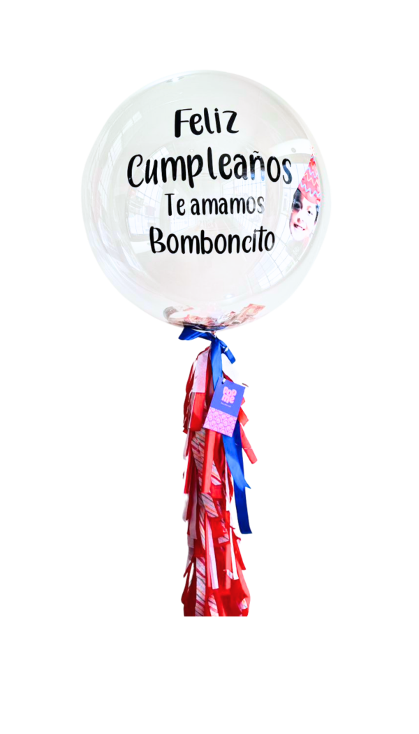 Globo Burbuja Pop Me Edición Cumpleaños